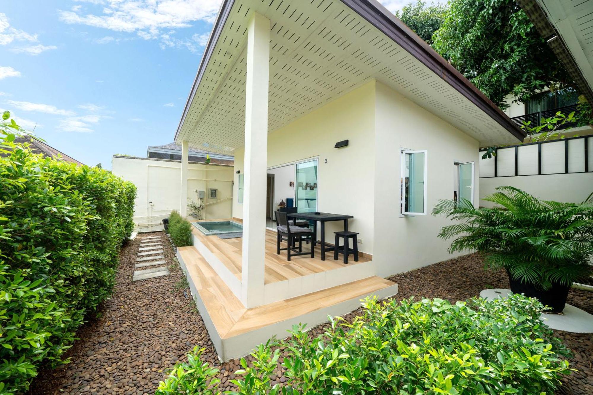 Oxavia Garden Oasis In Nai Harn - Your Private Tropical Garden With 3 Cabins And Jacuzzi Rawai Exterior foto