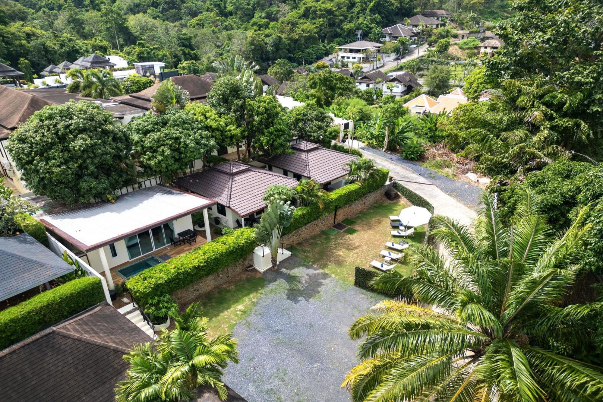 Oxavia Garden Oasis In Nai Harn - Your Private Tropical Garden With 3 Cabins And Jacuzzi Rawai Exterior foto